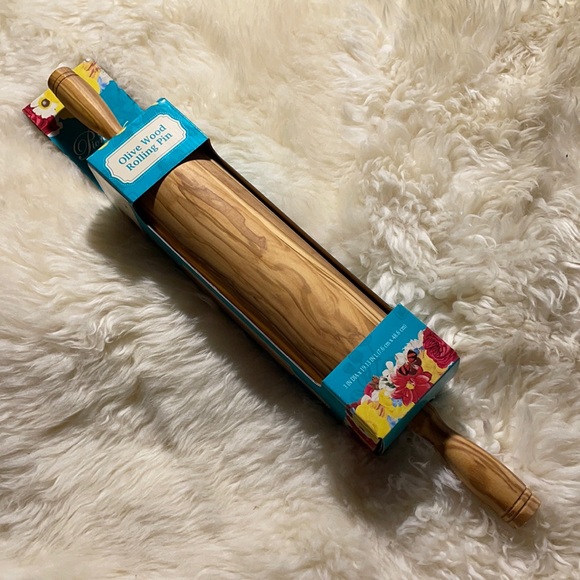 The Pioneer Woman Olive Wood Rolling Pin